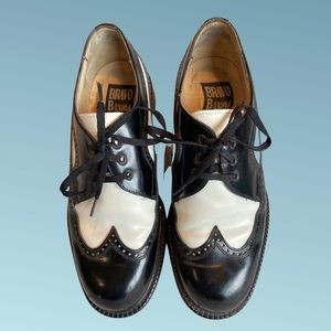 Italian Brogue Shoes-Size 7.5